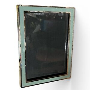 Restoration Hardware Silver Sage Greenwich 5x7 photo Frame Minimalist sleek gift